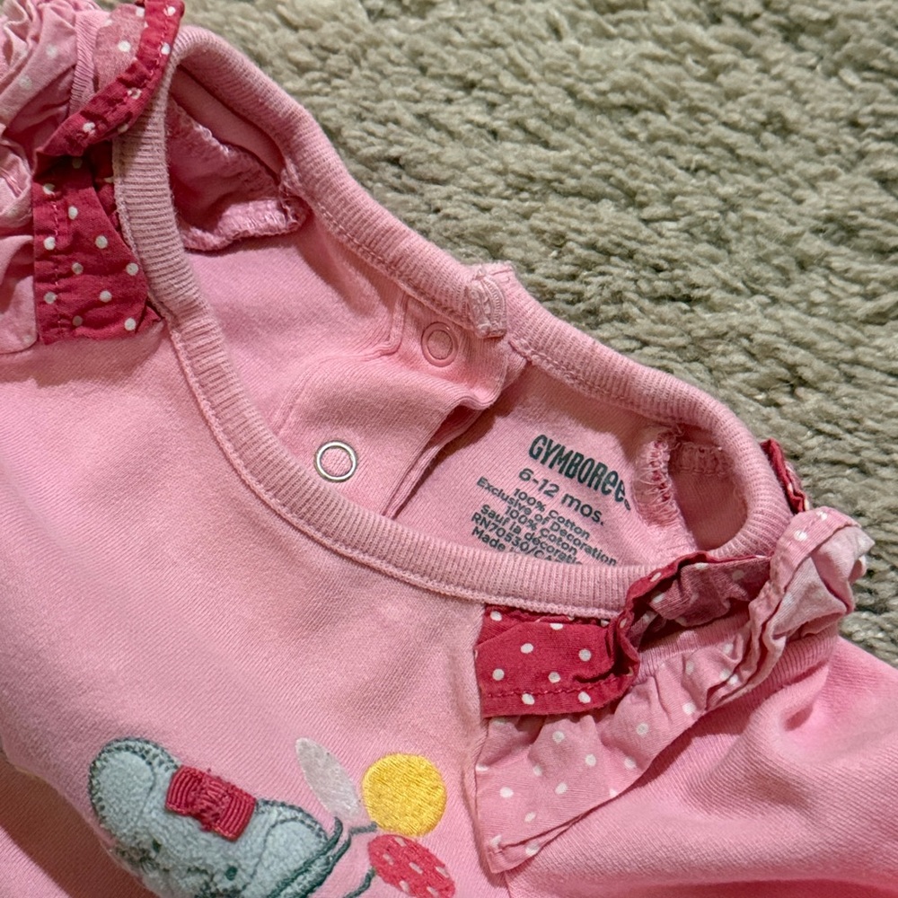 Colorful Baby Girls One Piece Lot Various sizes 6-9 months - Picture 11 of 16
